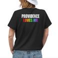 Providence Gay Pride Lgbt Rhode Island Rainbow LoveGifts Womens Back Print T-shirt Gifts for Her
