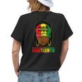 Remembering My Ancestors Junenth Black Women Black Pride Womens Back Print T-shirt Gifts for Her