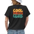 Retro Groovy Cool Uncles Club Funny New Uncle Funny Gifts For Uncle Womens Back Print T-shirt Gifts for Her