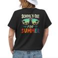Retro Schools Out For Summer Ladies Women Kids Teacher Womens Back Print T-shirt Gifts for Her