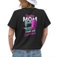 Sewing Mom Wife Superhero | Seamstress | Sewing Machine Womens Back Print T-shirt Gifts for Her