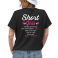 Short Girls Funny Saying God Only Lets Things Grow Womens Back Print T-shirt Gifts for Her