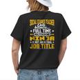Social Studies Teacher Job Title - Social Studies Professors Gifts For Teacher Funny Gifts Womens Back Print T-shirt Gifts for Her