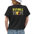 Softball Mom For Women Softball Mom Gear Softball Mom Womens Back Print T-shirt Gifts for Her