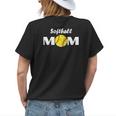 Softball Mom Funny Mothers Day Gift Softball Gift For Womens Gifts For Mom Funny Gifts Womens Back Print T-shirt Gifts for Her