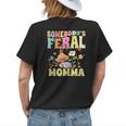 Somebodys Feral Momma Wild Family Opossum Mom Mushroom Gifts For Mom Funny Gifts Womens Back Print T-shirt Gifts for Her