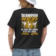 Taekwondo Besties Are More Than Friends Womens Back Print T-shirt Gifts for Her