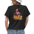 Thanksgiving Flamingo Wearing Hat Fall Coffee Cups Lover For Coffee Lovers Womens T-shirt Back Print Gifts for Her
