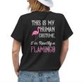 This Is My Human Costume Im Really A Flamingo Womens Back Print T-shirt Gifts for Her