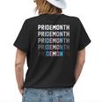 Trans Pride Month Demon Funny Sarcastic Humorous Lgbt Slogan Womens Back Print T-shirt Gifts for Her