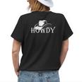 Vintage Howdy Rodeo Western Country Southern Cowboy Cowgirl Womens Back Print T-shirt Gifts for Her