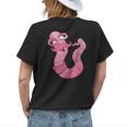 Youre Worm With A Mustache Funny Meme For Men Women Womens Back Print T-shirt Gifts for Her