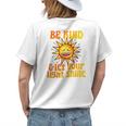 Be Kind And Let Your Light Shine Inspirational Women Girls Be Kind Funny Gifts Womens Back Print T-shirt Gifts for Her