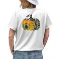 Cute Thanksgiving Gift For Wife Pumpkin Camouflage Sunflower Womens Back Print T-shirt Gifts for Her