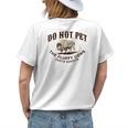 Do Not Pet The Fluffy Cows South Dakota Quote Funny Bison Womens Back Print T-shirt Gifts for Her