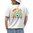 End Of School Year Bruh We Out Teacher 5Th Grade Rainbow Women's T-shirt Back Print Gifts for Her