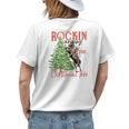 Funny Cowgirl Horsing Rocking Around Christmas Tree Western Womens Back Print T-shirt Gifts for Her Funny Cowgirl Horsing Rocking Around Christmas Tree Western Womens Back Print T-shirt Gifts for Her