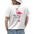 Get The Flock Out Hot Pink Womens Back Print T-shirt Gifts for Her