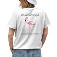 Im A Flamingo In A Human Costume Womens Back Print T-shirt Gifts for Her