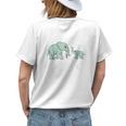 Mama To Be Elephant Funny Pregnancy For Women Gifts For Mama Funny Gifts Womens Back Print T-shirt Gifts for Her
