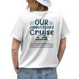 Our Anniversary Cruise Trip Wedding Husband Wife Couple Womens Back Print T-shirt Gifts for Her