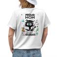 Proud Mom Of A Class Of 2023 Graduate Cool Black Cat Women's T-shirt Back Print Gifts for Her
