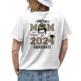 Proud Mom Of A Class Of 2024 Graduate Senior 24 Graduation Women's T-shirt Back Print Gifts for Her