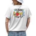 Teach Love Inspire Cute Teacher Teaching 1St Day Of School Womens Back Print T-shirt Gifts for Her