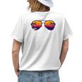 Teacher Off Duty Last Day Of School Palm Tree Sunglasses Women's T-shirt Back Print Gifts for Her