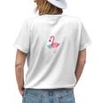 Teacher Spring Break With Reading Flamingo Women's T-shirt Back Print Gifts for Her