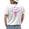 Western Country This Girl Likes Rodeo Vintage Howdy Cowgirl Womens Back Print T-shirt Gifts for Her