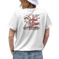 Western Cowgirl I Just Smile And Say God Bless Womens Back Print T-shirt Gifts for Her