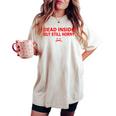 Couples Xmas Husband And Wife Dead Inside But Still Horny Women's Oversized Comfort T-shirt Ivory