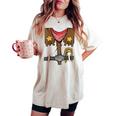 Rodeo Outfit Wild Western Cowboy Cowgirl Halloween Costume Women's Oversized Comfort T-shirt Ivory