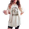 Save A Horse Ride A Cowboy Bull Western For Women's Oversized Comfort T-shirt Ivory