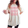 Vintage Plaid Howdy Rodeo Western Country Southern Cowgirl Women's Oversized Comfort T-shirt Ivory