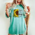 Aunt Happiness Is Being An Sunflower Women's Oversized Comfort T-shirt Chalky Mint