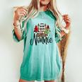 Blessed Nonnie Christmas Truck Grandma Women's Oversized Comfort T-shirt Chalky Mint