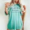 We Are On A Break Teachers During Summer Women's Oversized Comfort T-shirt Chalky Mint