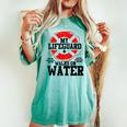 My Lifeguard Walks On Water Christian Christianity T Women's Oversized Comfort T-shirt Chalky Mint