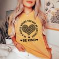 Anti Bullying Be Kind Kindness Day 2023 Unity Day Orange Women's Oversized Comfort T-shirt Mustard