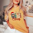 Gigi Claus Reindeer Christmas Women's Oversized Comfort T-shirt Mustard