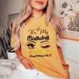 Virgo Queen Its My Birthday Daughter Girls Women's Oversized Comfort T-shirt Mustard