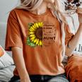 Aunt Happiness Is Being An Sunflower Women's Oversized Comfort T-shirt Yam