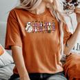 Groovy In My Spooky Dentist Era Halloween Dental Tooth Funny Women Oversized Comfort T-shirt Yam