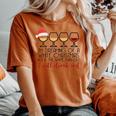 I'm Dreaming Of A White Christmas But Drink Red Wine Meme Women's Oversized Comfort T-shirt Yam