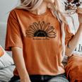Kindness Matters Sunflower Be Kind Women's Oversized Comfort T-shirt Yam
