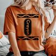 Pick Any Color Crayon Costume Adult Women's Oversized Comfort T-shirt Yam