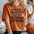 Proud Daughter Of A Vietnam Veteran Vintage For Men Women's Oversized Comfort T-shirt Yam