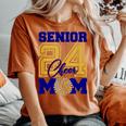 Senior Cheer Mom 2024 Cheerleader Parent Class Of 2024 Women's Oversized Comfort T-shirt Yam